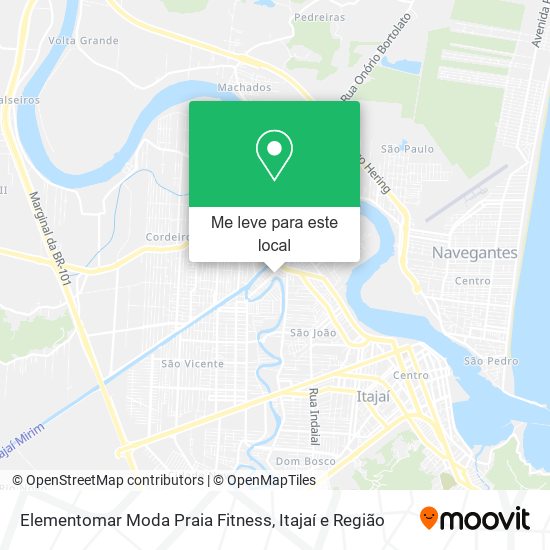 Elementomar Moda Praia Fitness mapa