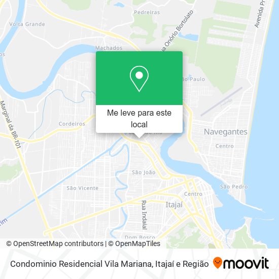Condominio Residencial Vila Mariana mapa