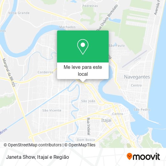 Janeta Show mapa