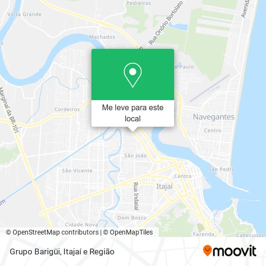 Grupo Barigüi mapa