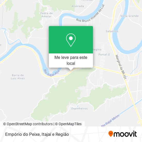 Empório do Peixe mapa