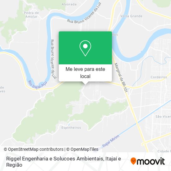 Riggel Engenharia e Solucoes Ambientais mapa