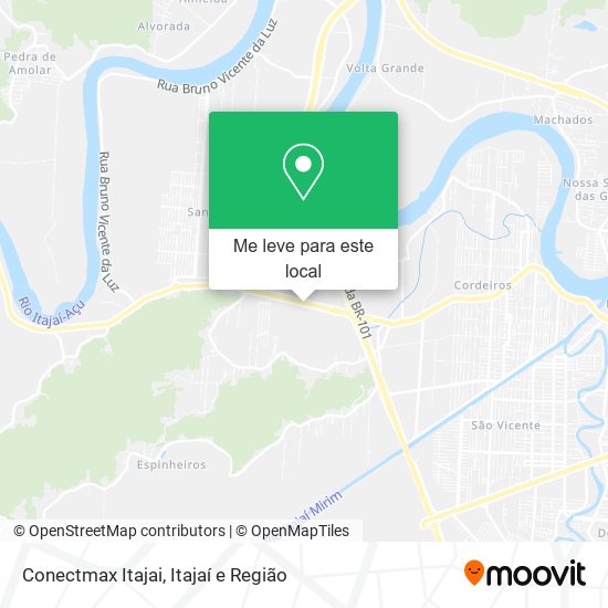 Conectmax Itajai mapa