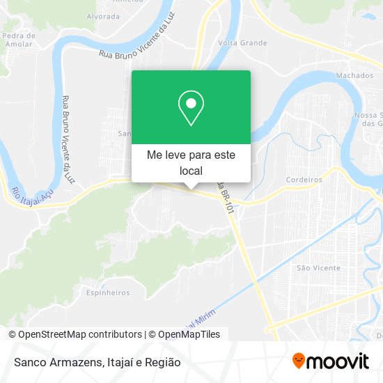 Sanco Armazens mapa