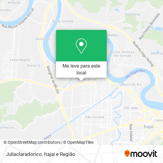 Juliaclaradorico mapa
