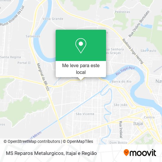 MS Reparos Metalurgicos mapa