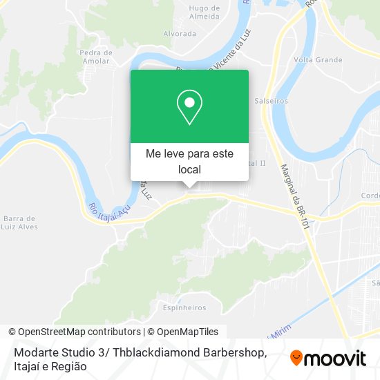 Modarte Studio 3/ Thblackdiamond Barbershop mapa