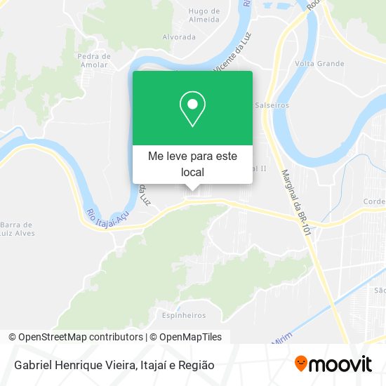 Gabriel Henrique Vieira mapa