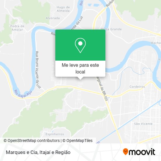 Marques e Cia mapa