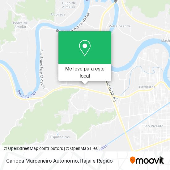 Carioca Marceneiro Autonomo mapa