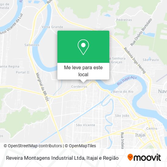 Reveira Montagens Industrial Ltda mapa