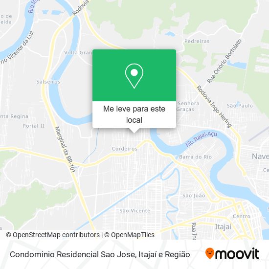 Condominio Residencial Sao Jose mapa