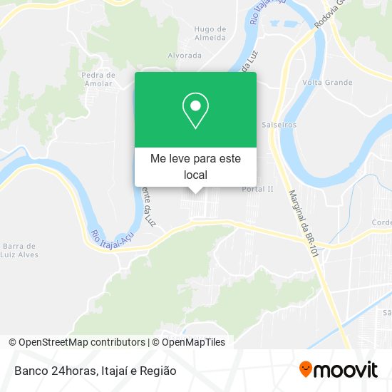 Banco 24horas mapa