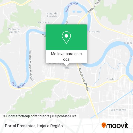 Portal Presentes mapa