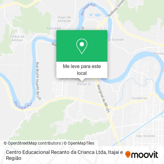 Centro Educacional Recanto da Crianca Ltda mapa