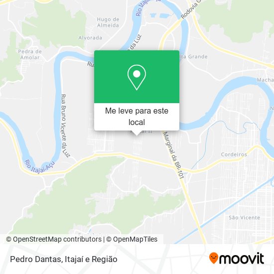 Pedro Dantas mapa