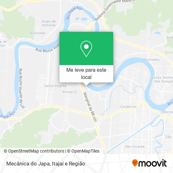 Mecânica do Japa mapa
