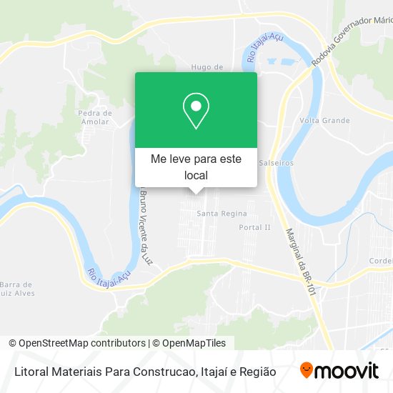 Litoral Materiais Para Construcao mapa