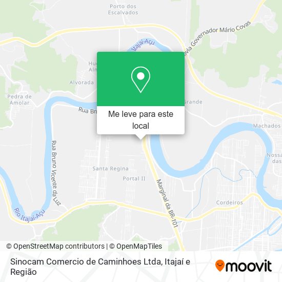 Sinocam Comercio de Caminhoes Ltda mapa