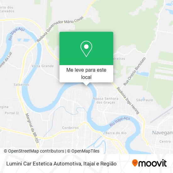 Lumini Car Estetica Automotiva mapa