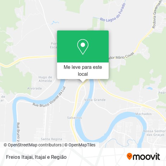 Freios Itajai mapa