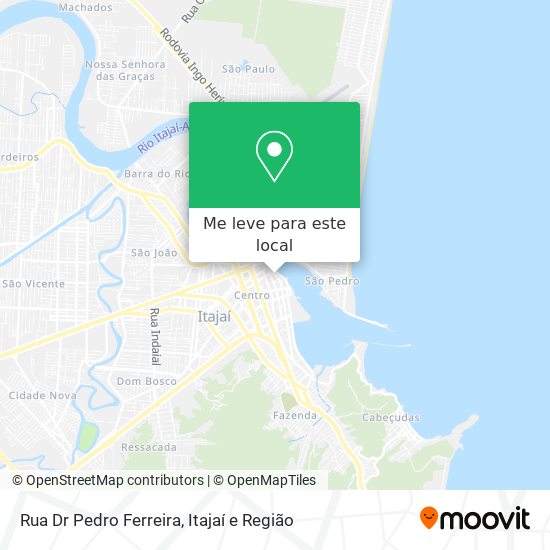Rua Dr Pedro Ferreira mapa
