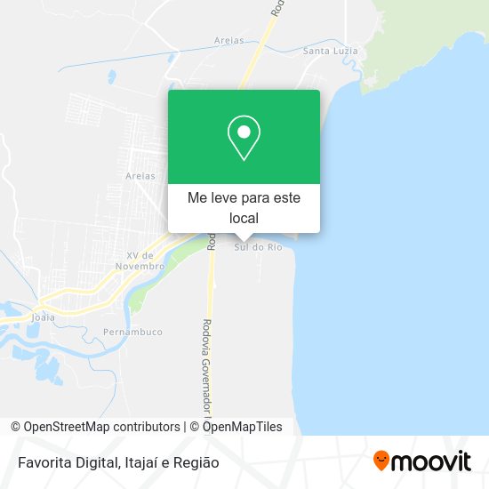 Favorita Digital mapa