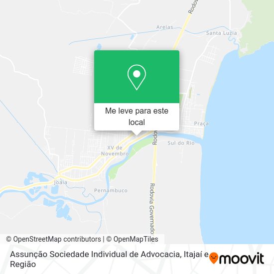 Assunção Sociedade Individual de Advocacia mapa