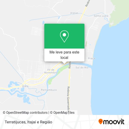 Terratijucas mapa