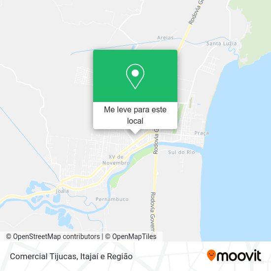 Comercial Tijucas mapa