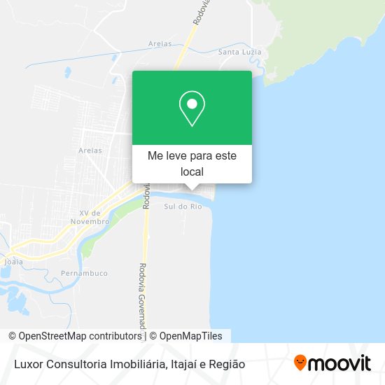 Luxor Consultoria Imobiliária mapa