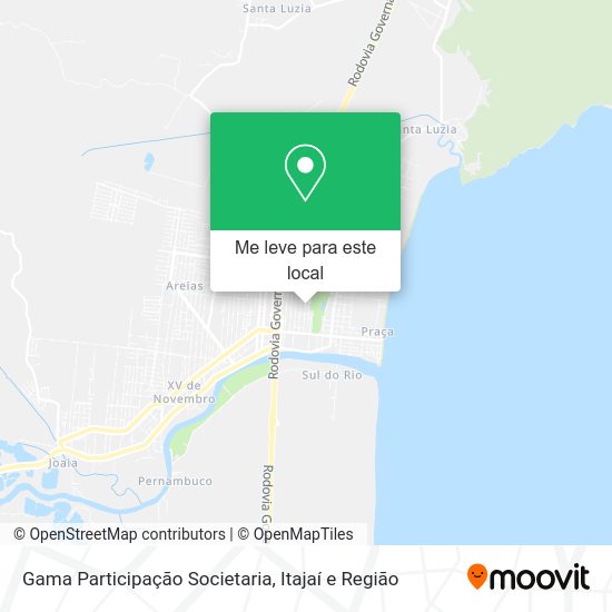 Gama Participação Societaria mapa