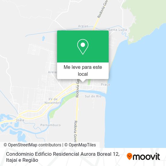Condomínio Edificio Residencial Aurora Boreal 12 mapa