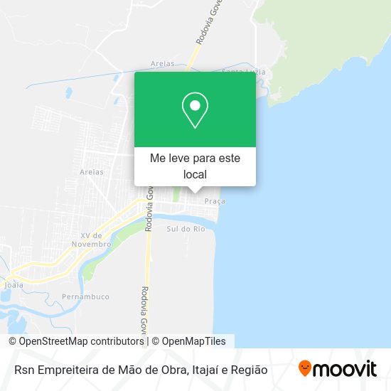 Rsn Empreiteira de Mão de Obra mapa