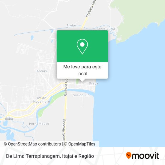 De Lima Terraplanagem mapa