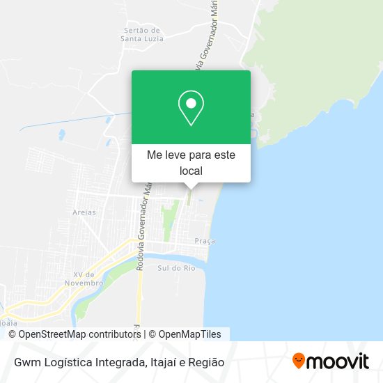 Gwm Logística Integrada mapa