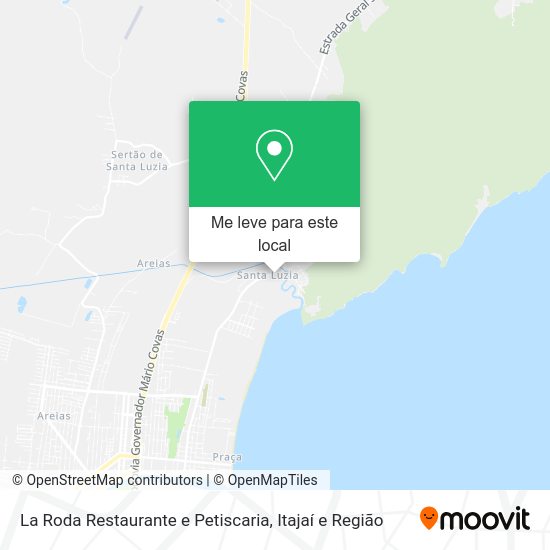 La Roda Restaurante e Petiscaria mapa