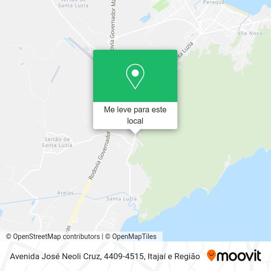 Avenida José Neoli Cruz, 4409-4515 mapa