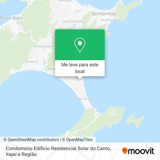 Condomínio Edificio Residencial Solar do Canto mapa