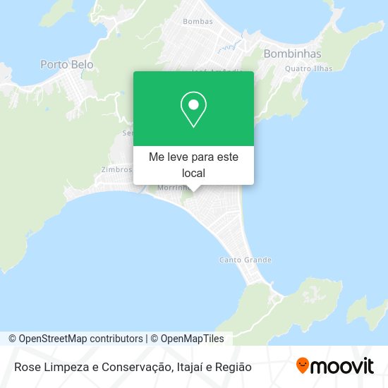 Rose Limpeza e Conservação mapa