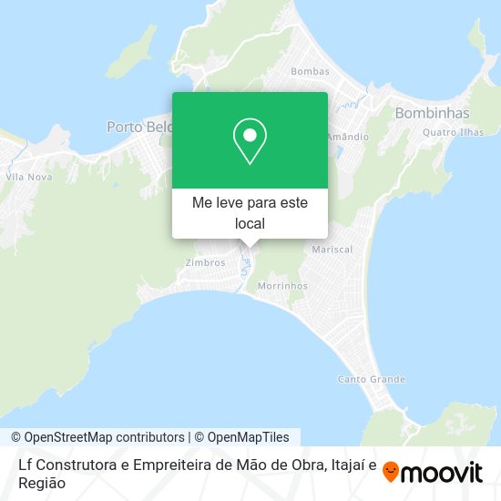 Lf Construtora e Empreiteira de Mão de Obra mapa