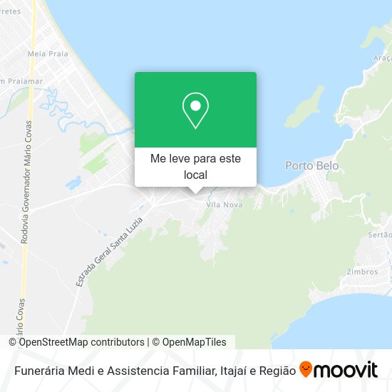 Funerária Medi e Assistencia Familiar mapa