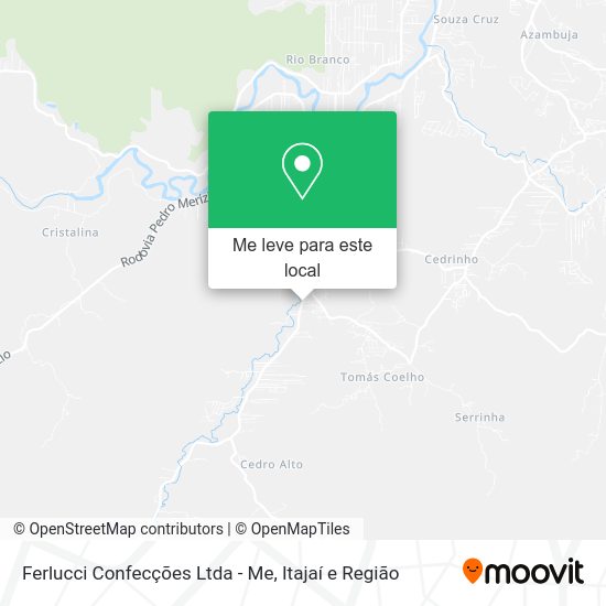 Ferlucci Confecções Ltda - Me mapa