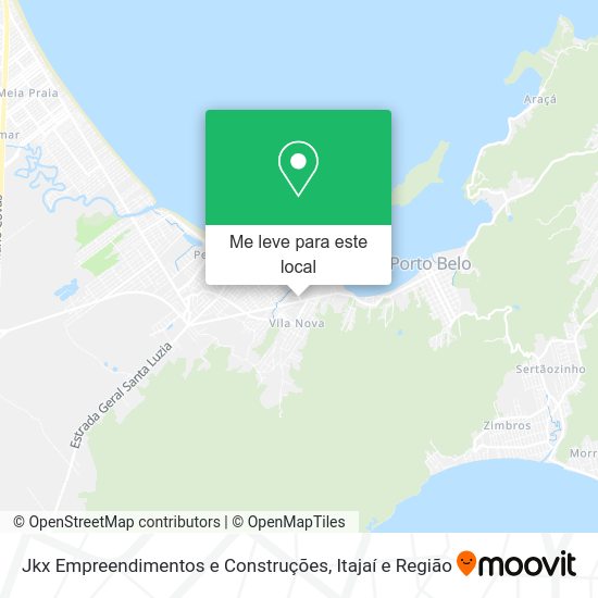 Jkx Empreendimentos e Construções mapa