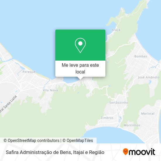 Safira Administração de Bens mapa