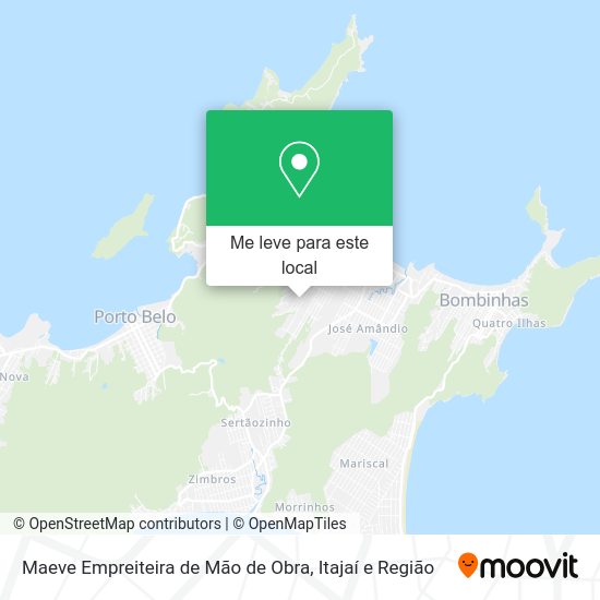 Maeve Empreiteira de Mão de Obra mapa