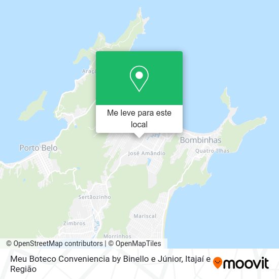 Meu Boteco Conveniencia by Binello e Júnior mapa