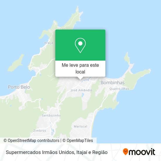 Supermercados Irmãos Unidos mapa