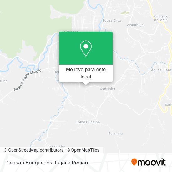 Censati Brinquedos mapa
