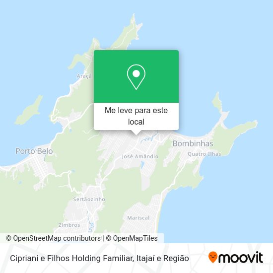 Cipriani e Filhos Holding Familiar mapa